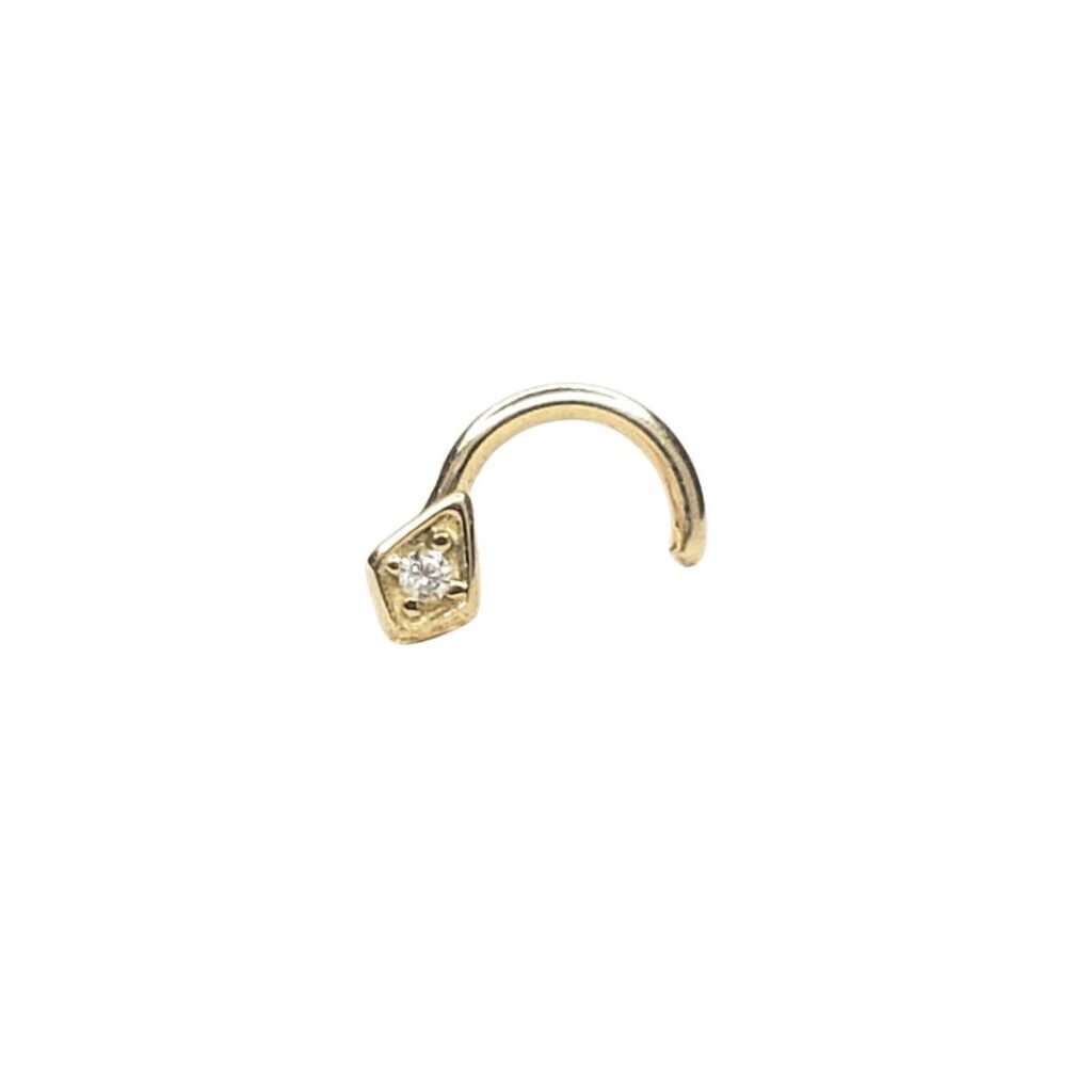 Nostril Losango 18k Amarelo