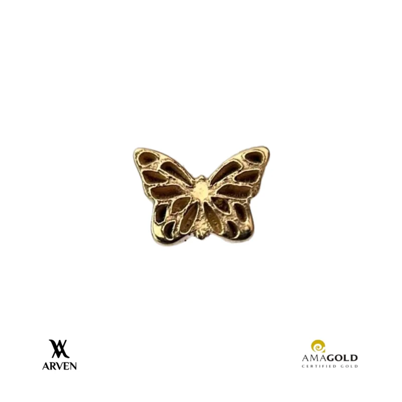 Borboleta G 14k Amarelo