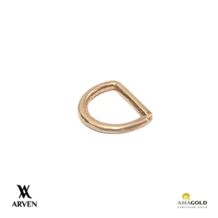 Open D Liso 1.2x8mm 18k Amarelo