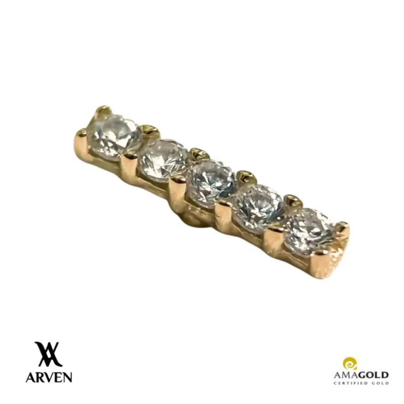 Barrinha 5 14k Amarelo