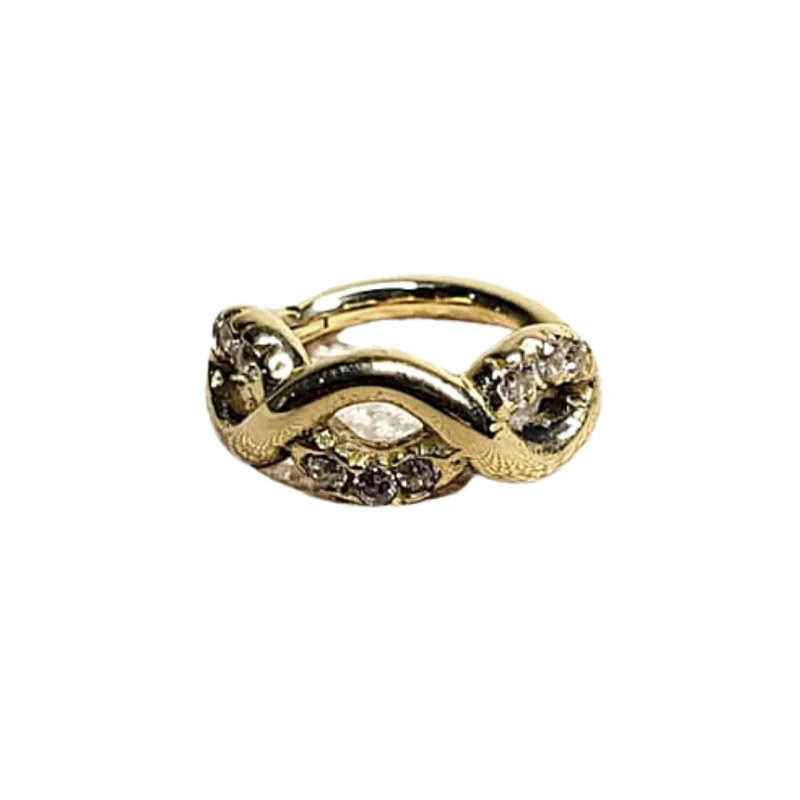 Argola Dna 6mm 18k Amarelo
