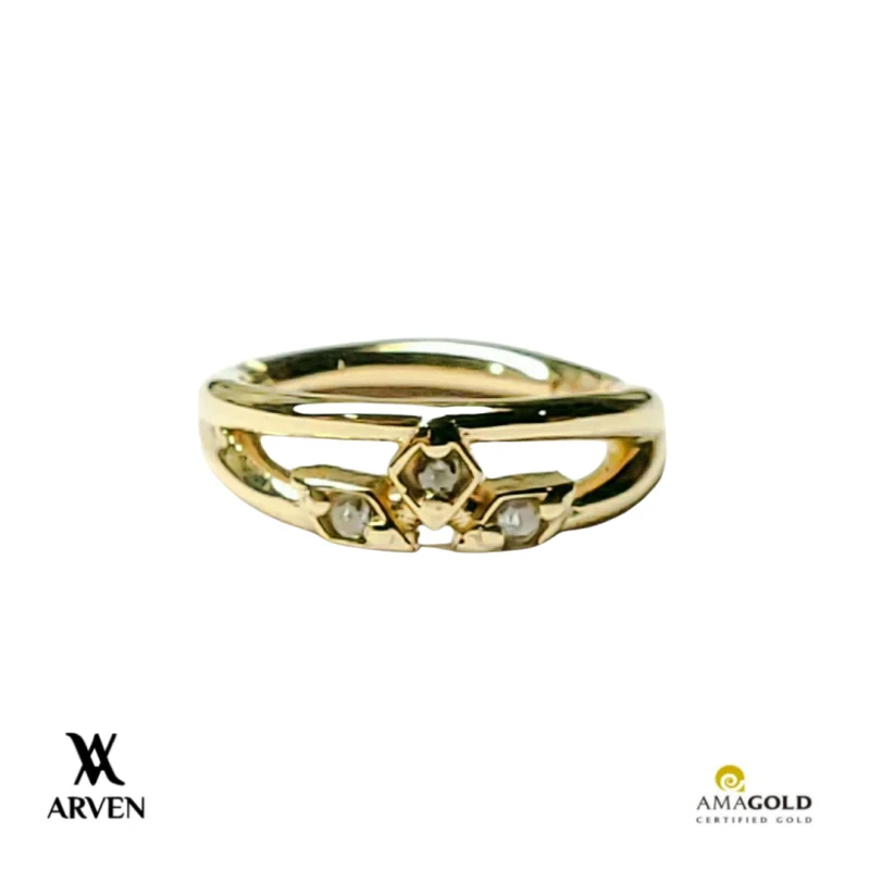 Argola Três Marias 10mm 14k Amarelo