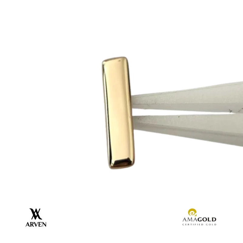 Barrinha lisa 14k Amarelo