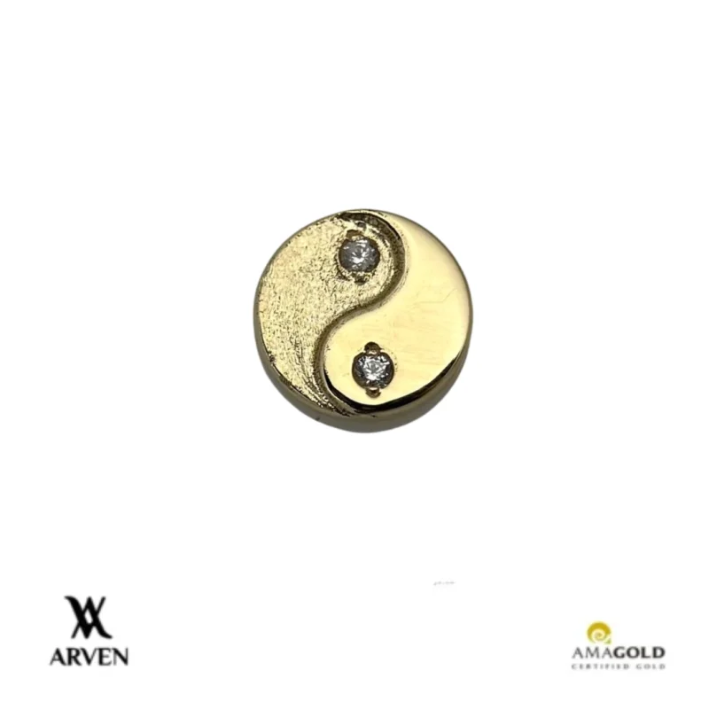 Yin Yang 18k Amarelo